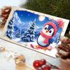 12PCS DIY Xmas Theme Diamond Painting Greeting Card Set Diamond Art Handmade Cards for Birthdays Thanksgiving & Special Occasion