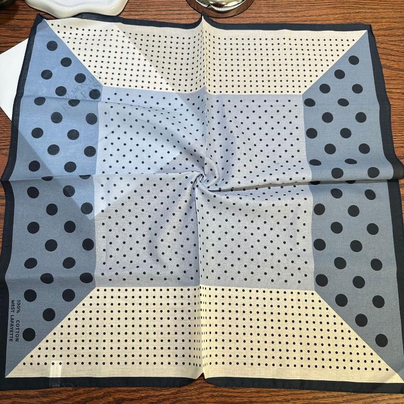 Spring and Autumn pure cotton 55cm small square scarf women's literary silk scarf versatile decorative scarf thin headscarf headband scarf