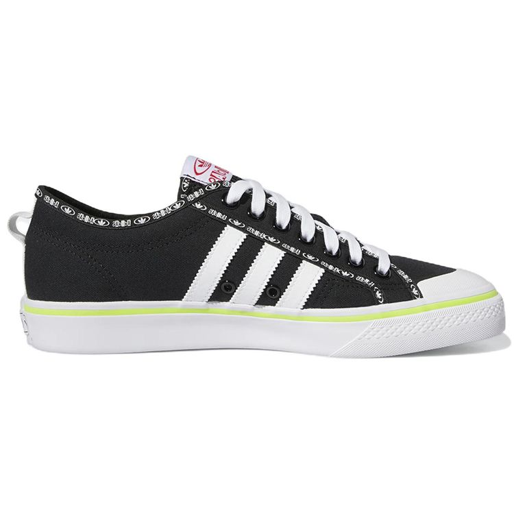 Adidas Nizza Core Black Unisex Sneakers Cloud-White Vivid-Red GX6094