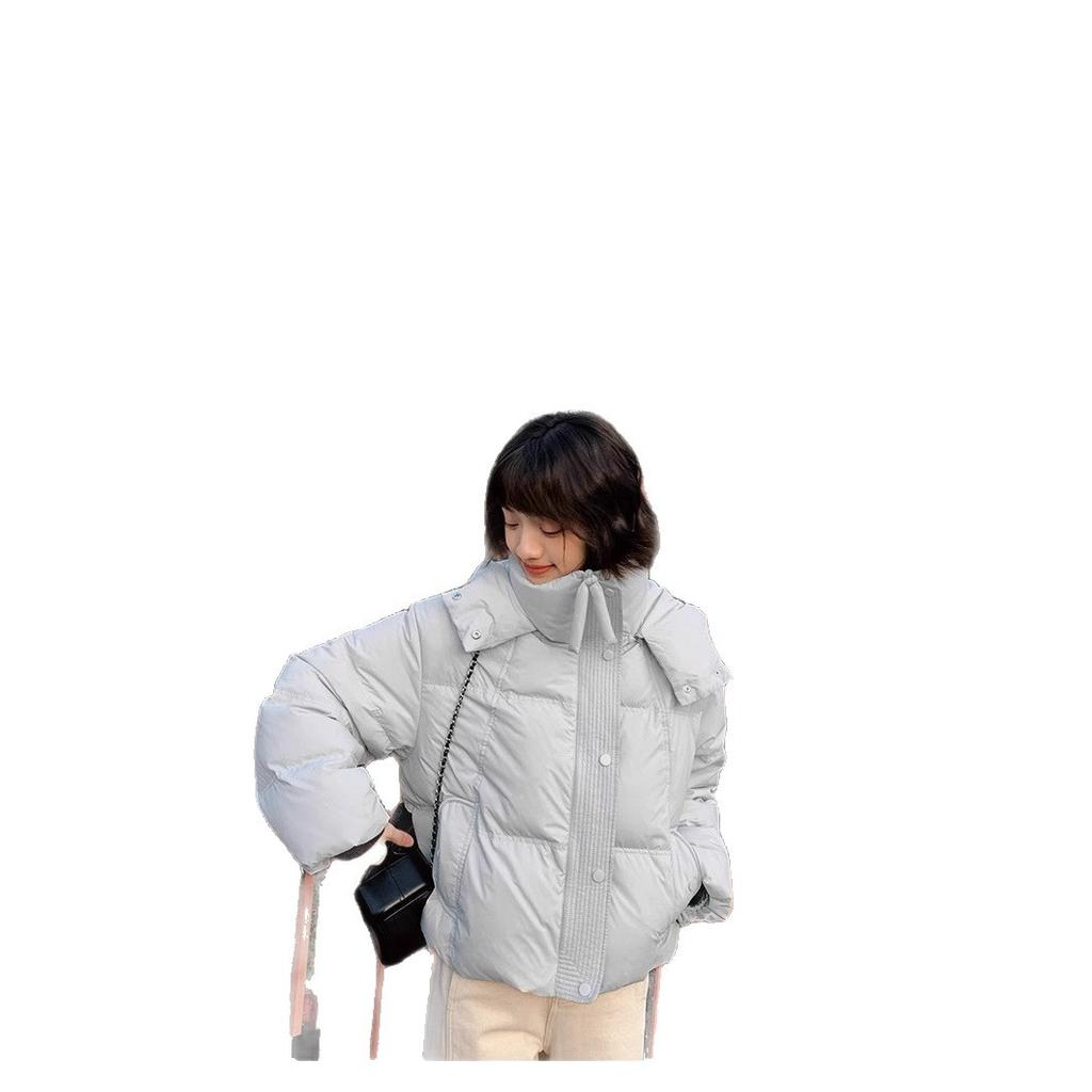 Winter new down cotton-padded women's short loose casual thickened hooded cotton-padded jacket bread jacket