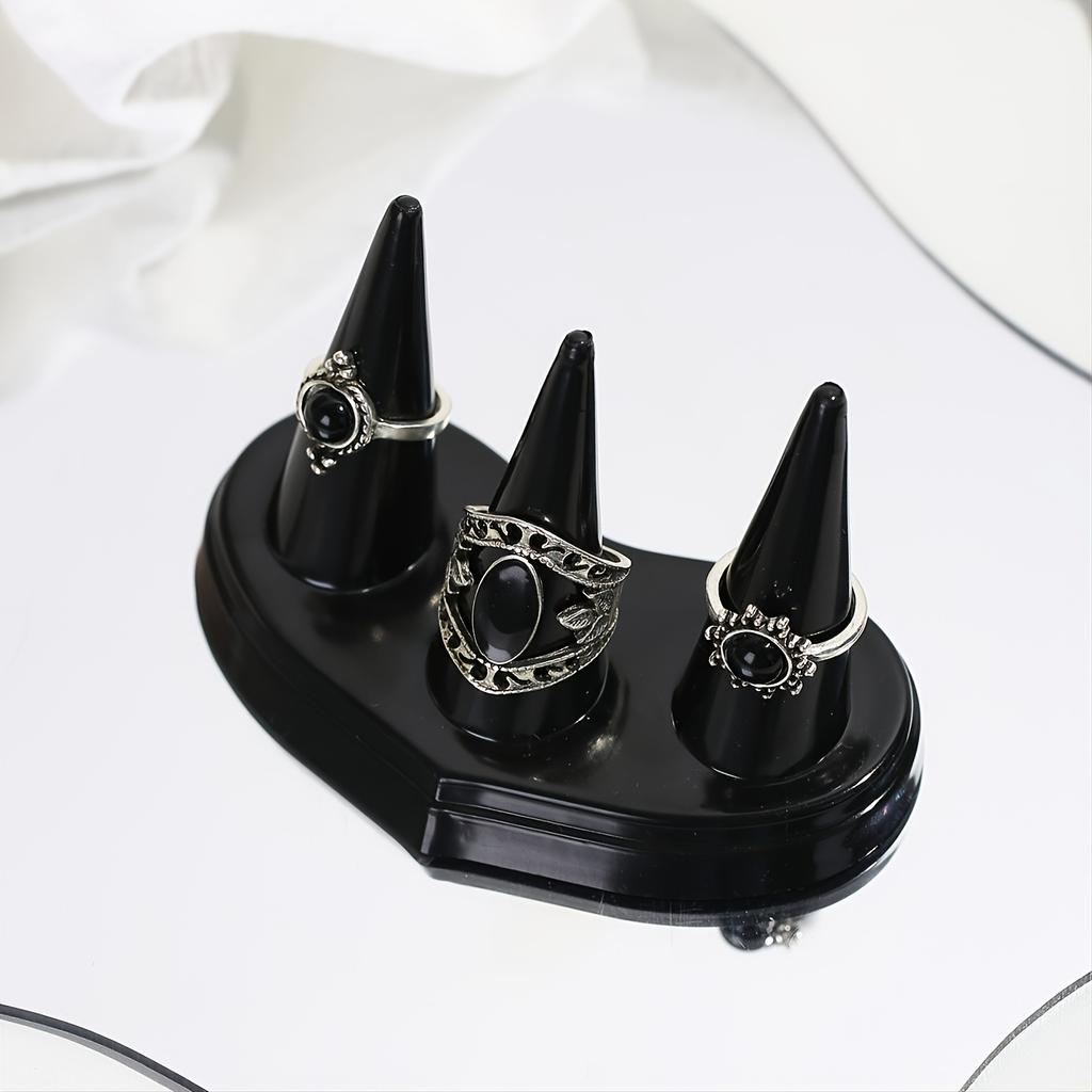 1pc Stylish Ring Holder for Wedding Rings and Finger Jewelry - Elegant Display Stand for Your Precious Pieces