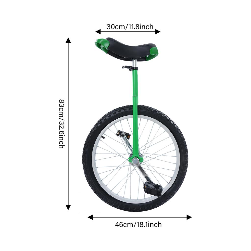 20 Inch Wheel Outdoor Unicycle Stable Unicycle Space-Saving Outdoor Unicycle For Men And Women