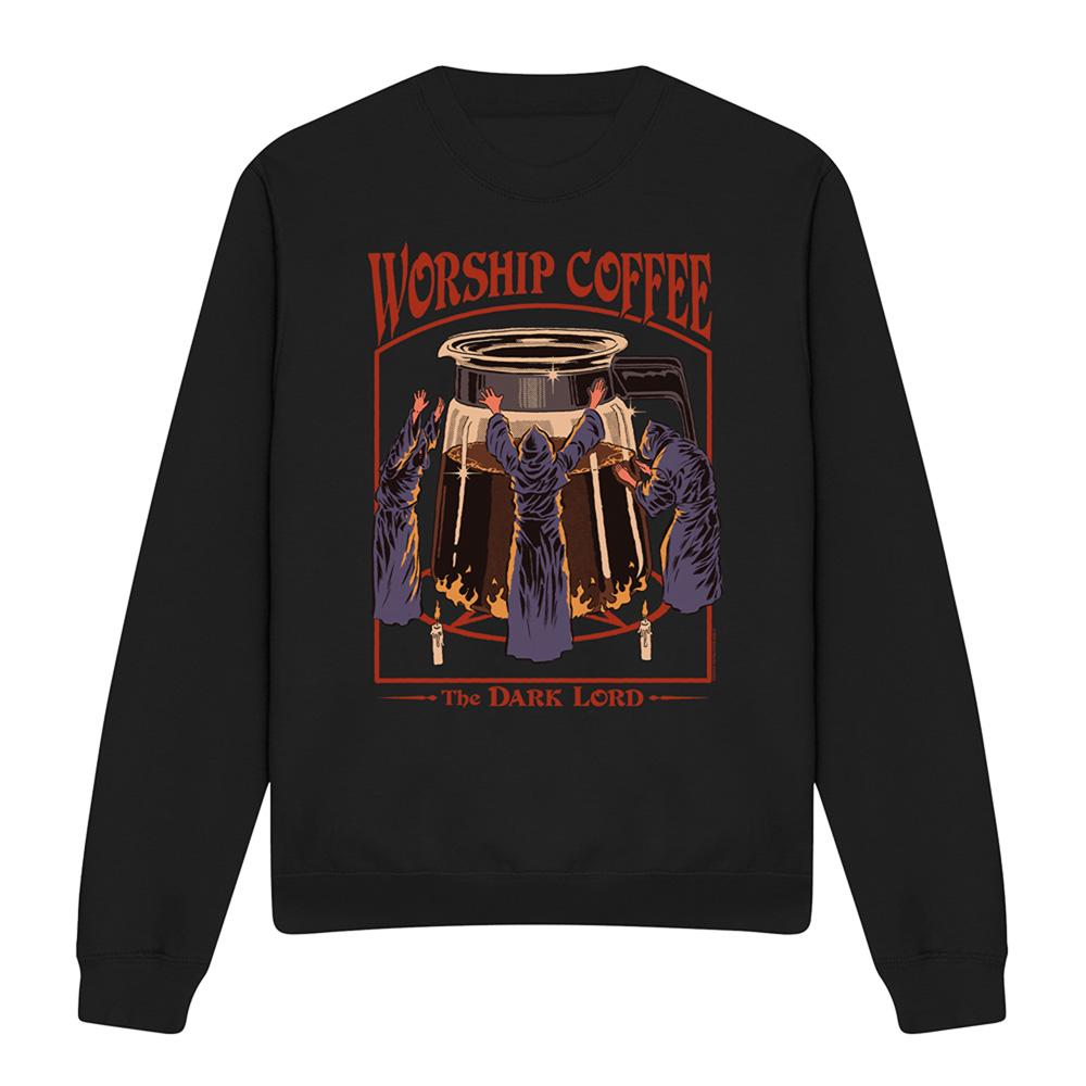 Steven Rhodes Unisex Adult Worship Coffee Sweatshirt