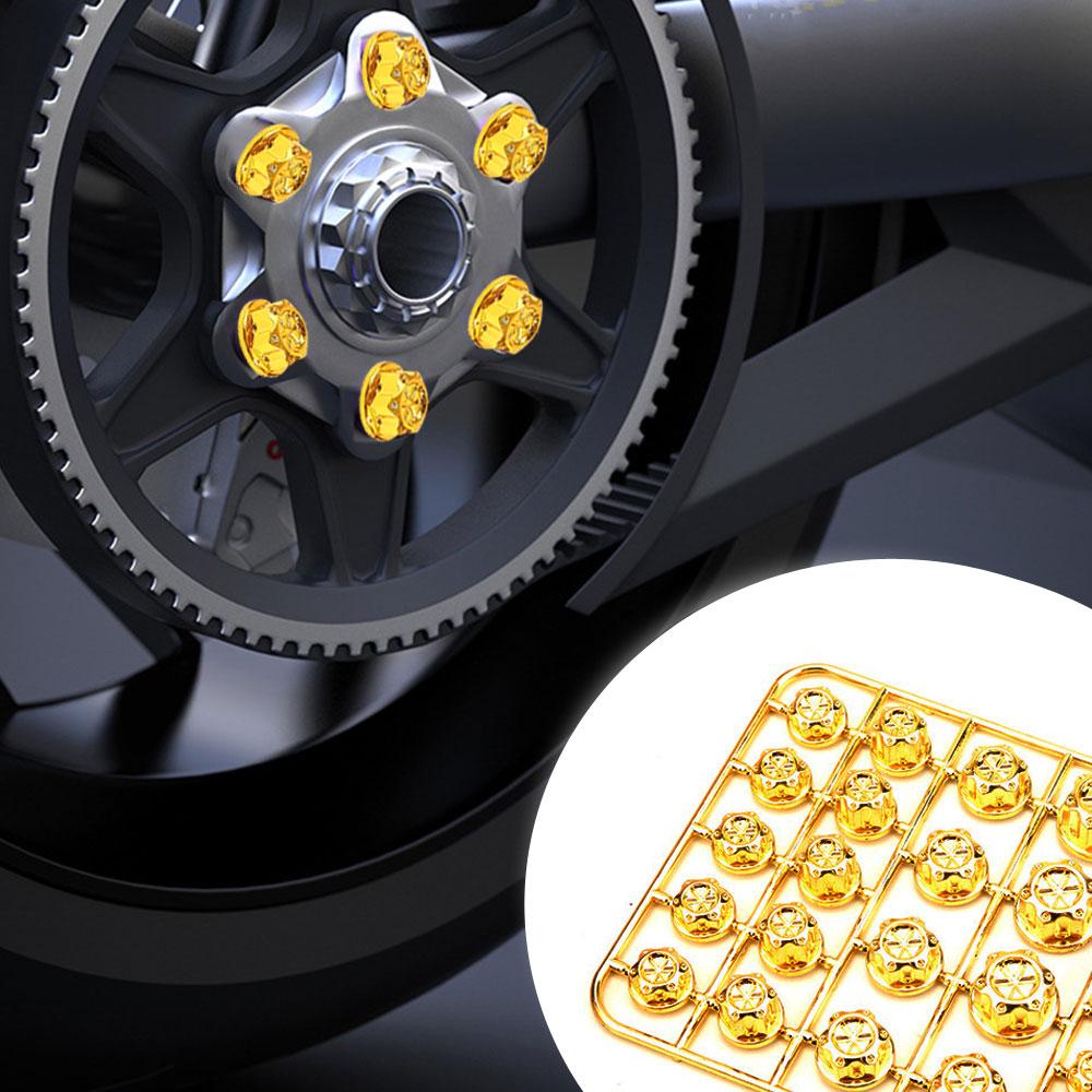 1 Set Motorcykel Skruvkapselskydd Huvud Kropp Dekorativ Motor Mutter Bult Kapsel Universal Bil Motorcykel Cykel Dekoration Tillbehör