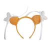 Spoof Turkey Leg Hairhoop Plush Chicken Leg Headband Cosplay Costume Festive Party Headdress Adult Kids Funny Headpieces
