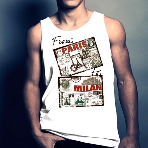 Paris t shirt france Milan Milano Barcelona fashion spain espana Europe L