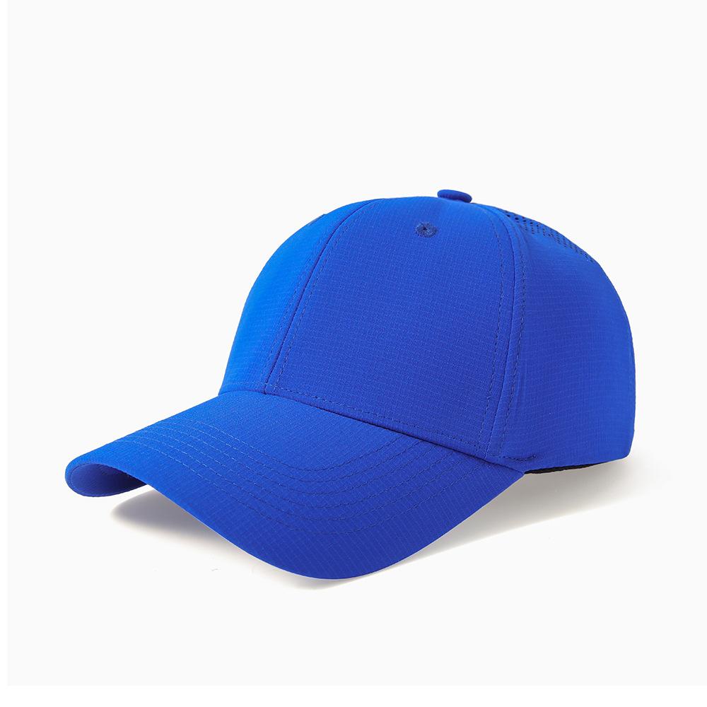 

Женская летняя однотонная бейсболка мужская солнцезащитная кепка уличная дышащая сетчатая кепка сапфир синий