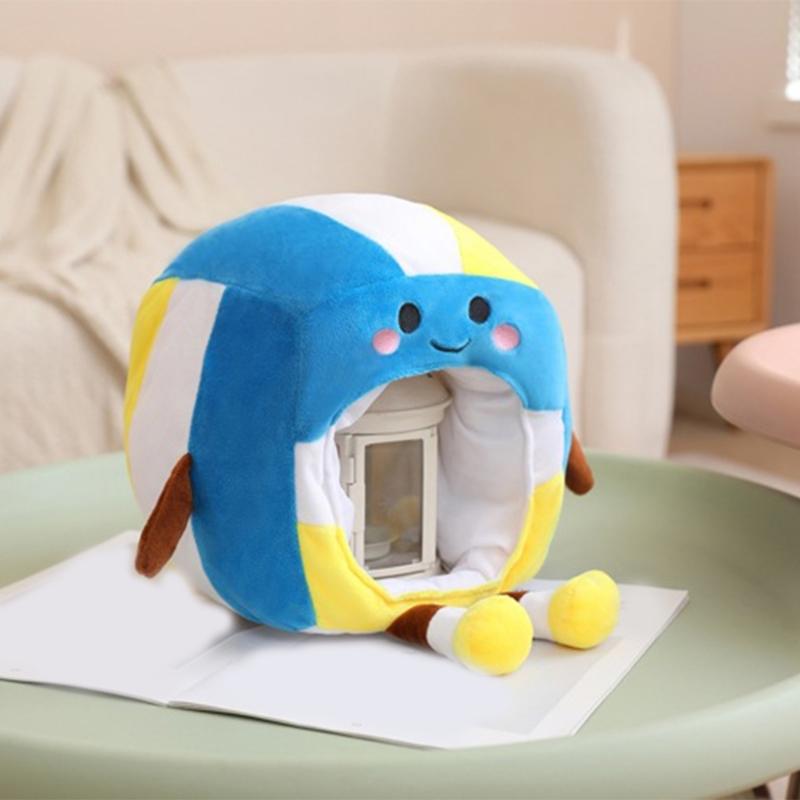 Breathable Cotton Full Coverage Costume Cap Adjustable Strap Perfect For Volleyball Fans Cheering Performances