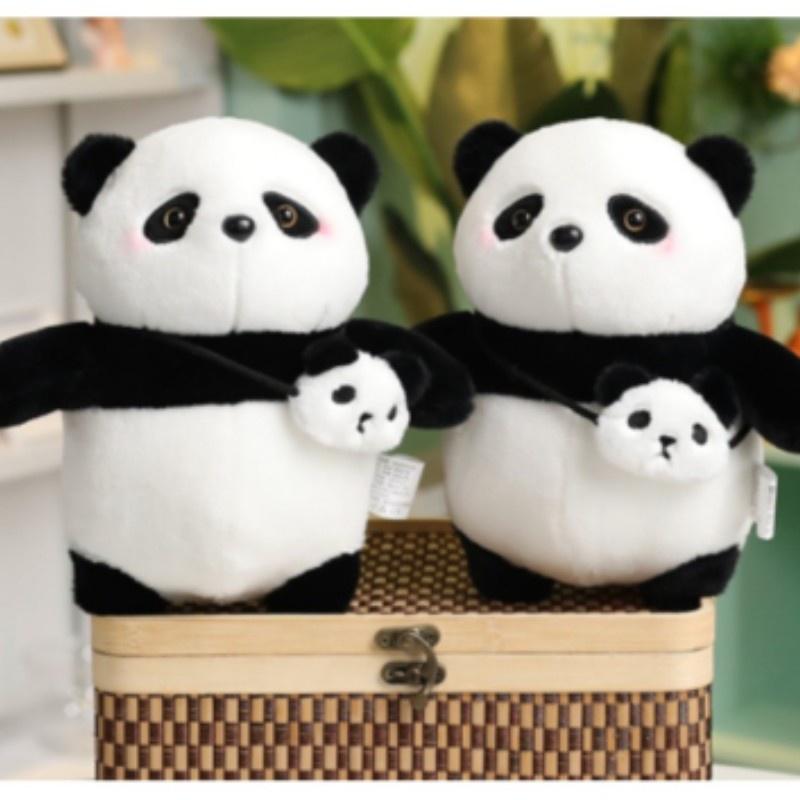 Cute Plump Panda Plush Toy For Home Decor And Children's Playtime