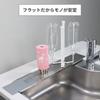 Key Production Over-the-Sink Dish Drainer, Extendable, Stainless Steel, Made In Tsubame-Sanjo, Vertical/Horizontal Use, Expands Work Surface, Drys PET