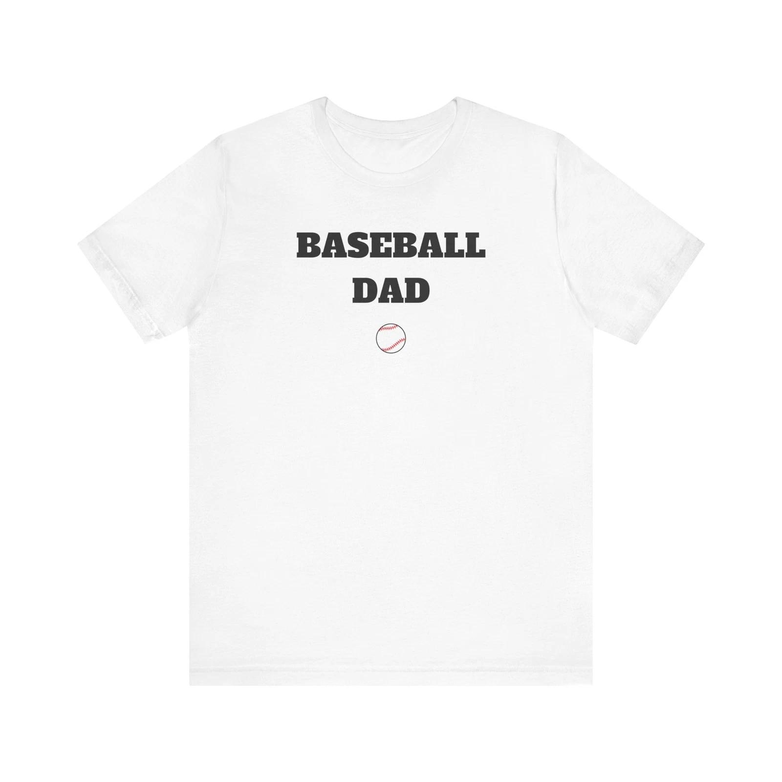Baseball Dad Short Sleeve Tee, Baseball Dad Tee, Baseball Dad Gift, Sports Dad 2XL