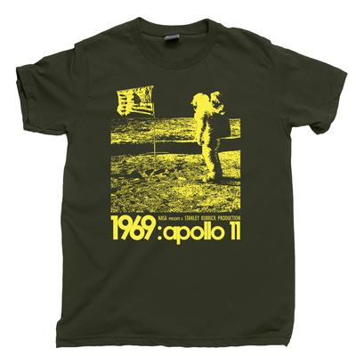 Office Workers  Cotton T-shirt APOLLO 11 CONSPIRACY Theory T Shirt Stanley Kubrick Fake Moon Landing Tee Poster
