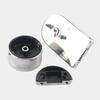 304 Stainless Steel Indicator Bolt Lock Solid Structure Rust Resistance Toilet Partition Door Lock Flexible Operation
