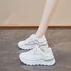 Sommer Netzschuhe Damen atmungsaktiv hohl dünn Sportschuhe vielseitige kleine weiße Schuhe Forrest Gump Damenschuhe lässige höhenvergrößernde Schuhe