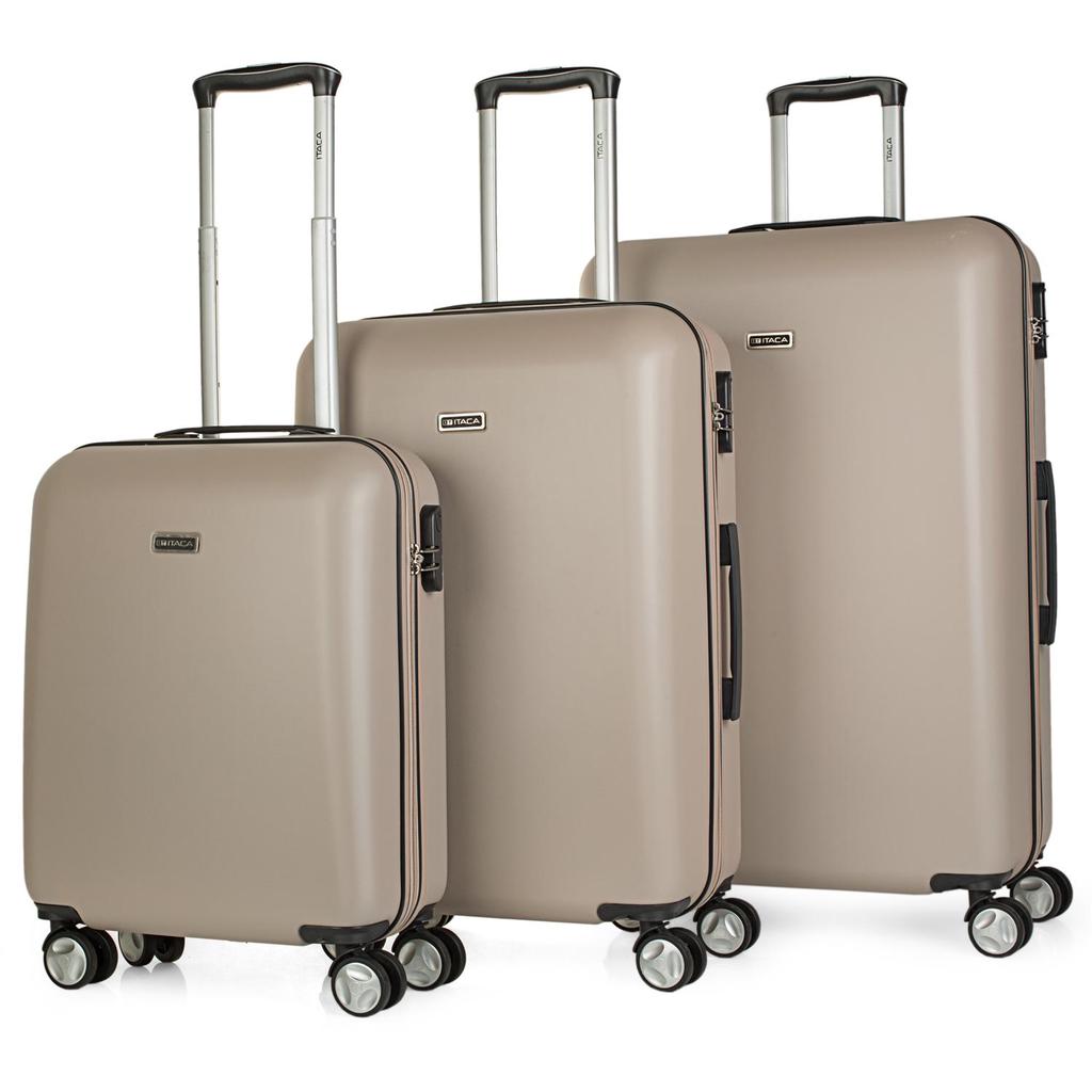 Juego Maletas De Viaje Rígidas ITACA Color 4 Ruedas Trolley 55/66/76 Cm  ABS. Duras Candado. Pequeña Cabina 55X40X20, Mediana Y Grande XL. T58000 –  vásárolj alacsony áron a Joom online áruházban