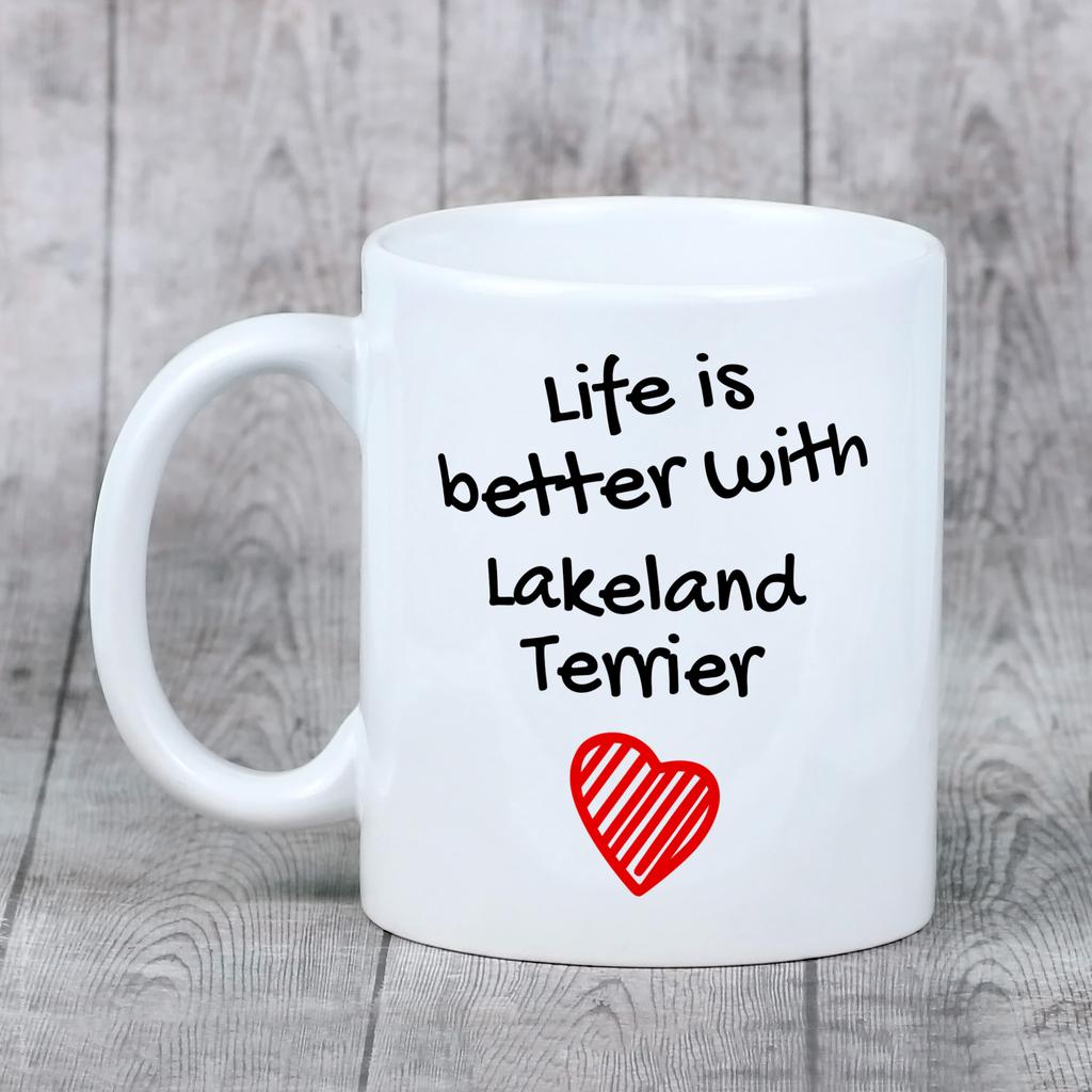 Lakeland Terrier - cup with a dog, cup with a photo, personalized gift from the Art-Dog brand