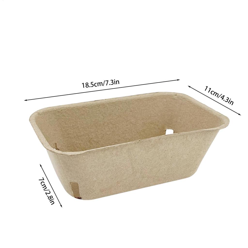 Berry Basket 50Pcs Fruit Storage Baskets Food Storage Organizer Paper Pulp Berry Tray Market Basket  for Kitchen Restaurant