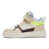 Anta Kids Round Toe Comfortable Non-Slip Shock Absorbing Mid-Top Kids Skate Shoes Kids Sneakers Beige A312418003-2