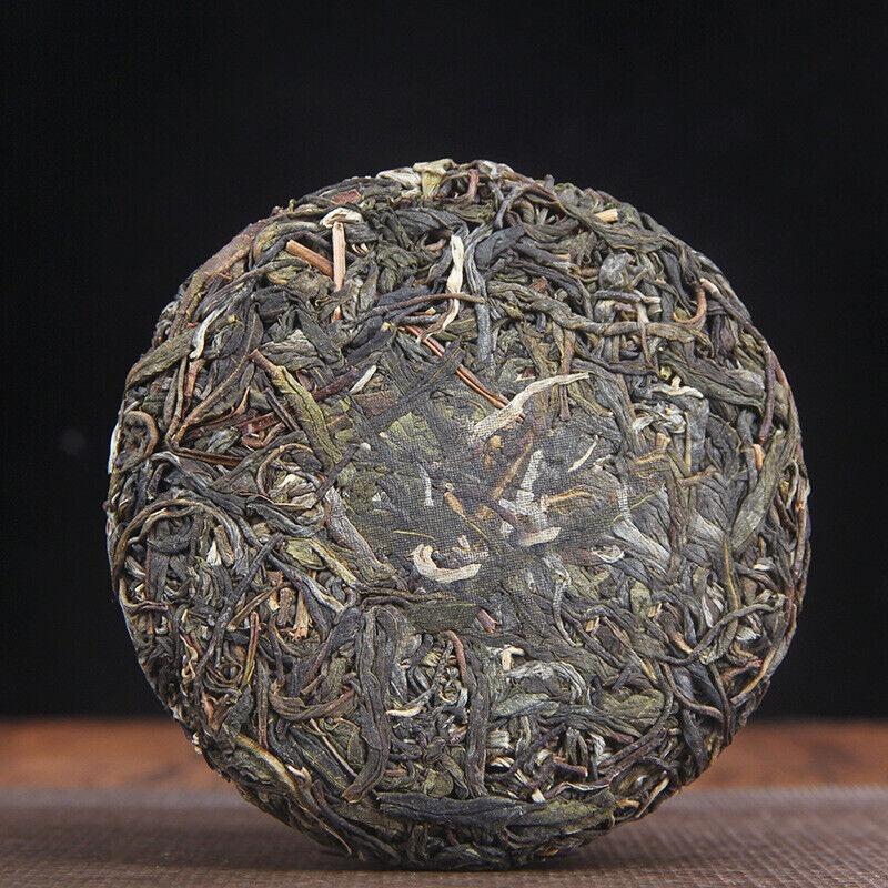 100 g Yunnan Menghai He Kai Sun Green Pu-erh Tort cu ceai crud Ceai cu șapte semințe
