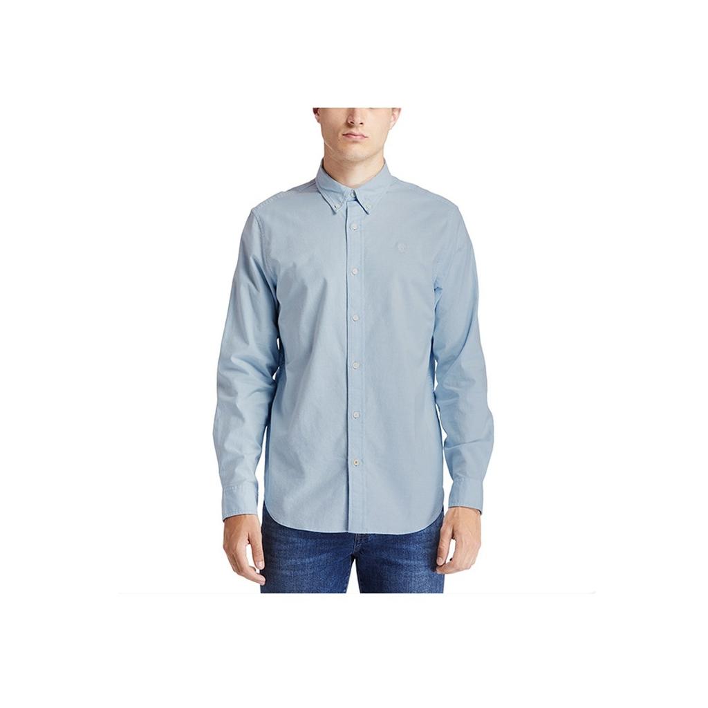 Timberland Urban Outdoor Series Outdoor Casual Solid Color Polo Shirt Men Shirts Deep-Blue A2F2V-B02