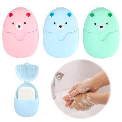 50 Pcs Portable Soap Paper Flakes - Convenient and Eco-Friendly Hand Washing Solution for Toilet, Outdoor, and Camping