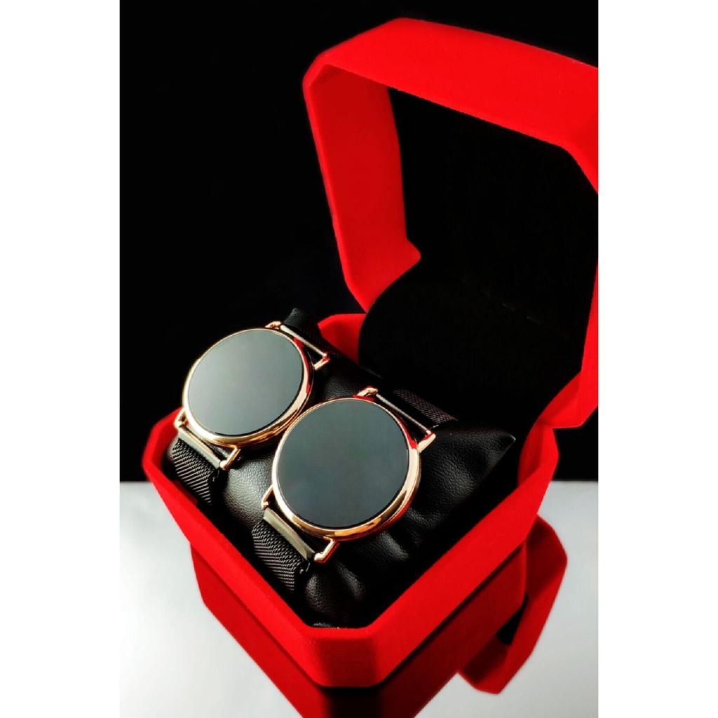 Damen-Armbanduhr mit Touchscreen und Magnetband