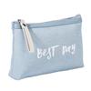 Cute Makeup Bag for Women, Minimalist Cosmetic Pouch Travel Toiletry Organizer, Gift Idea for Girls, Waterproof Small Bag