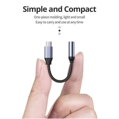 USB Typ C auf 3,5mm Klinke Kopfhörer Adapter USB-C 3,5mm Audiokabel Konverter Für iPhone 15 Serie Samsung Galaxy S24 Huawei Xiaomi