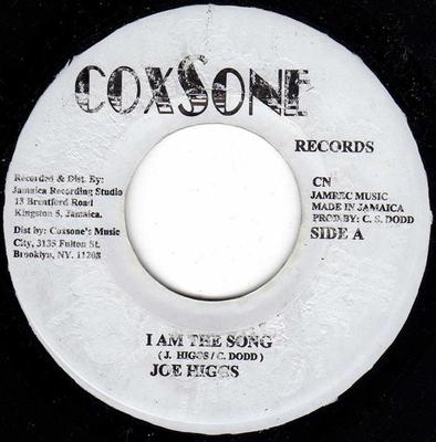 Disque 7 pouces JOE HIGGS / DERRICK MORGAN - I Am The Song / Leave Earth AUCUN Coxsone Records Jamaïque Reggae, Ska & Dub Occasion