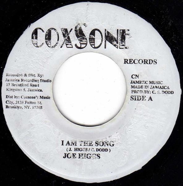 7inch Record JOE HIGGS / DERRICK MORGAN - I Am The Song / Leave Earth NONE Coxsone Records Jamaica Reggae, Ska & Dub Used