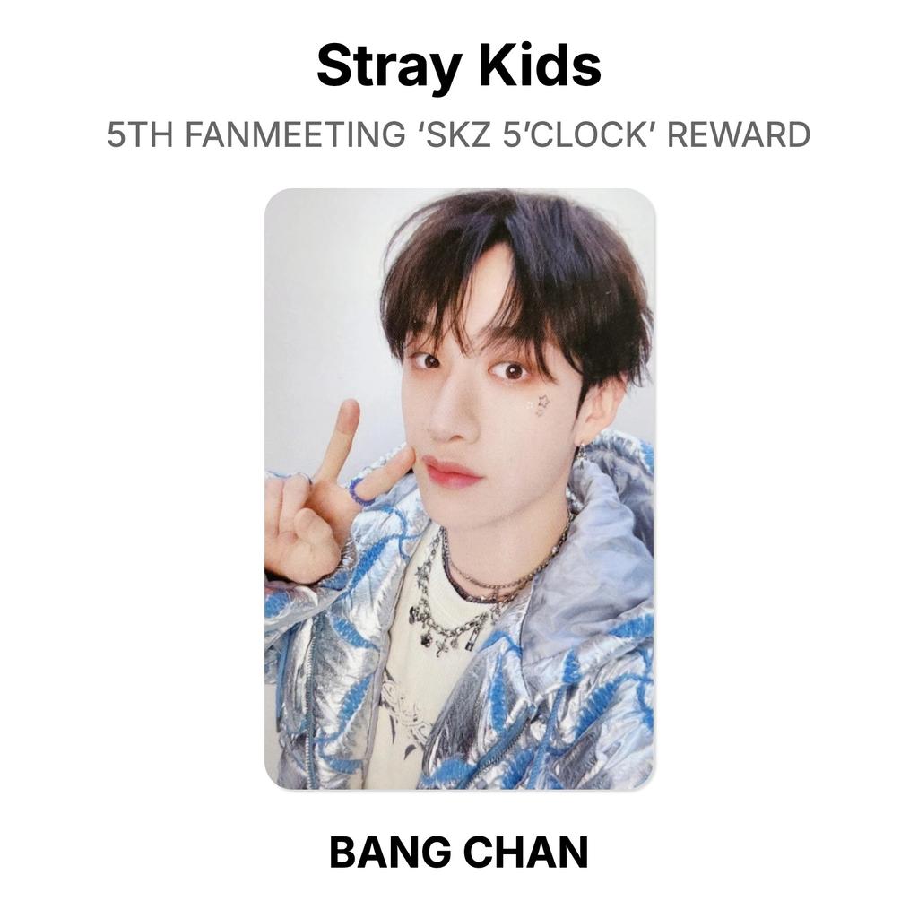 Stray Kids 5TH FANMEETING ‘SKZ 5’CLOCK’ REWARD Official Photocard