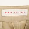 SENSE OF PLACE Vide bukser 38 beige Dame Brukt