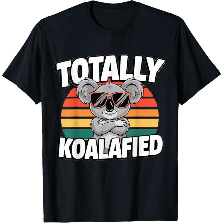 

Totally Koalafied Koala with Sunglasses T-Shirt XXXXXL чорний