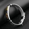 Stainless Steel Religious Bracelet Adjustable Fashion Bracelet Unique Men's Jewelry  Friends