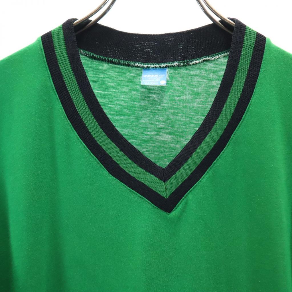 adidas 70s 80s Vintage made in Spain Trefoil logo back print Short sleeve T-shirt Men's Used