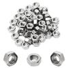 100pcs M4-0.7 Hex Nut, 304 Stainless Steel, M4 X 0.7mm Tiny Nuts Fasteners, Hex Drive, Metric, Right Hand, Small Replacement Nut