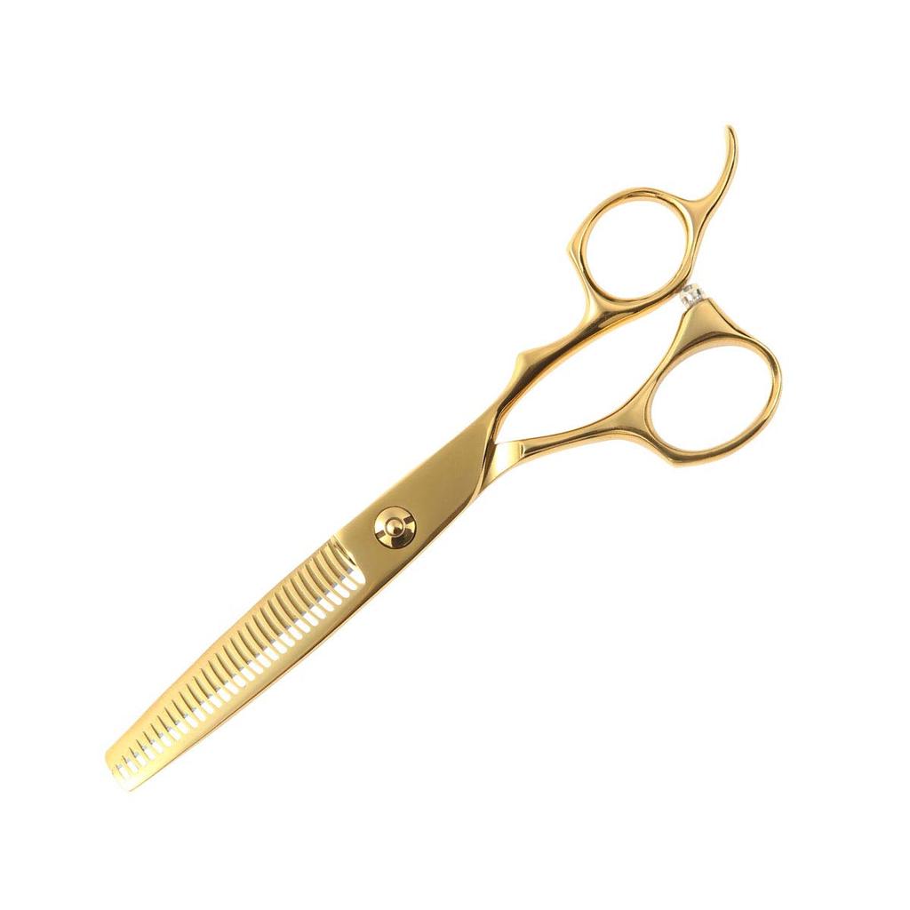 DEEDS GUZ Gold Titanium Scissor Thinning Set by a Japanese Scissors Manufacturer Specializing In Haircuts and Professional [PF] (6.0 Inches) DEEDS,