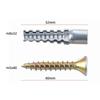 Cold Rolled Steel Serrated Expansion Tube for Hollow/Cement Walls with Anti-loosening Self-tapping Screws