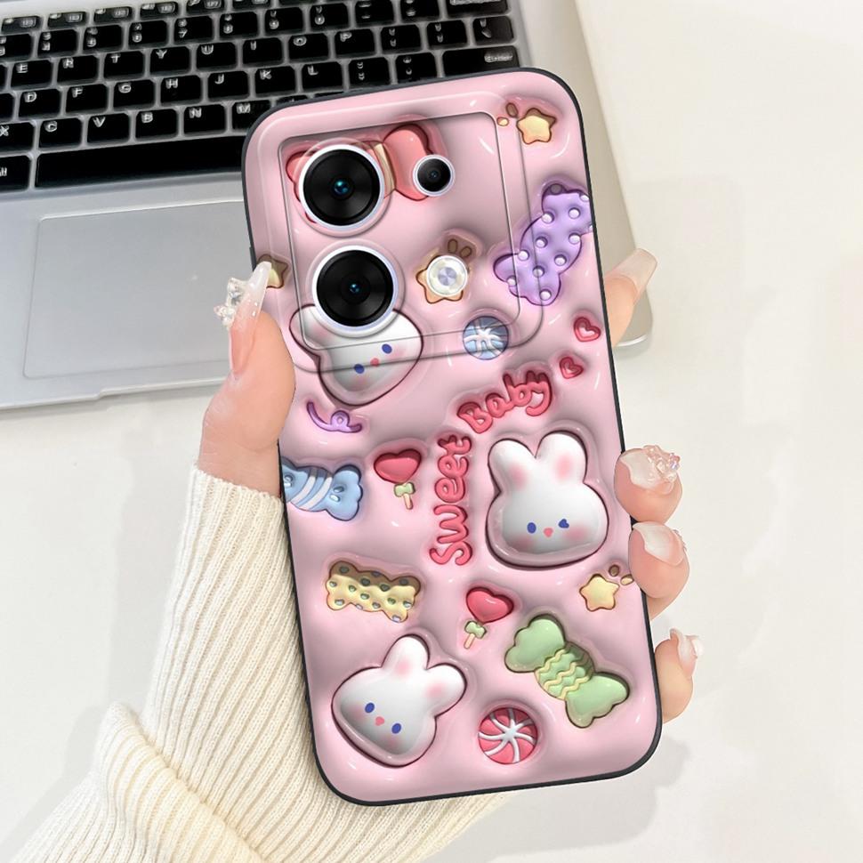 Stilvolle Blumenbemalte Hülle Für Infinix Zero 30 X6731 Case Weiche Silikon Handyhülle Für Infinix Zero 30 Zero30 5G Rückseite