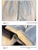 Women's Fleece-lined Straight-Leg Jeans, Petite Wide-Leg, Elastic Waist, Cotton, 2025 New Winter Style, Ideal for Autumn and Winter
