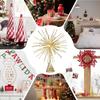 Stern Deko Baumspitze Ornament LED Top Deko Stern Deko für Weihnachtsbaum LED Baumspitzen Stern Weihnachtsdekorationen für Wohnzimmer