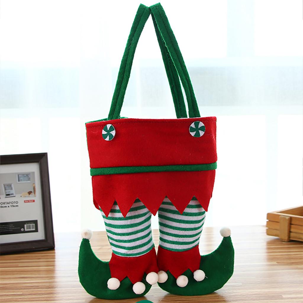 Home Grocery Bag Storage Dispenser Mesh Kitchen Organizer Chirstmas