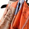 Luxury Windproof Sun Protection Peony Print Shawl Skin-Friendly Scarf for Women Beach Wrap Spring Big Floral DesignShawl