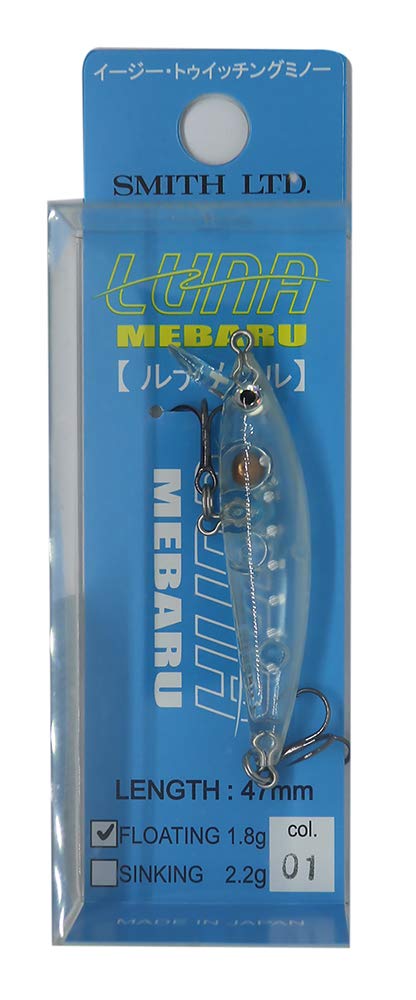 SMITH LTD Lure Luna Rockfish F 01 Glowback 48mm