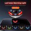 Solar Powered Rear Window Accent Light with Suction Cup Mount, LED Car Decor for Night Driving and Parked Display