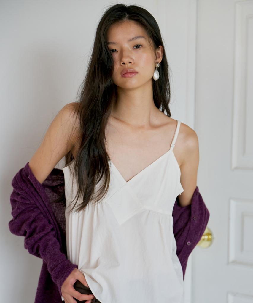 Poeteuseoul Romantic Flare Bustier_Ivory