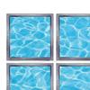6 Pieces 3D Bathtub Appliques Decals Tub Treads Stickers for Bath Pools