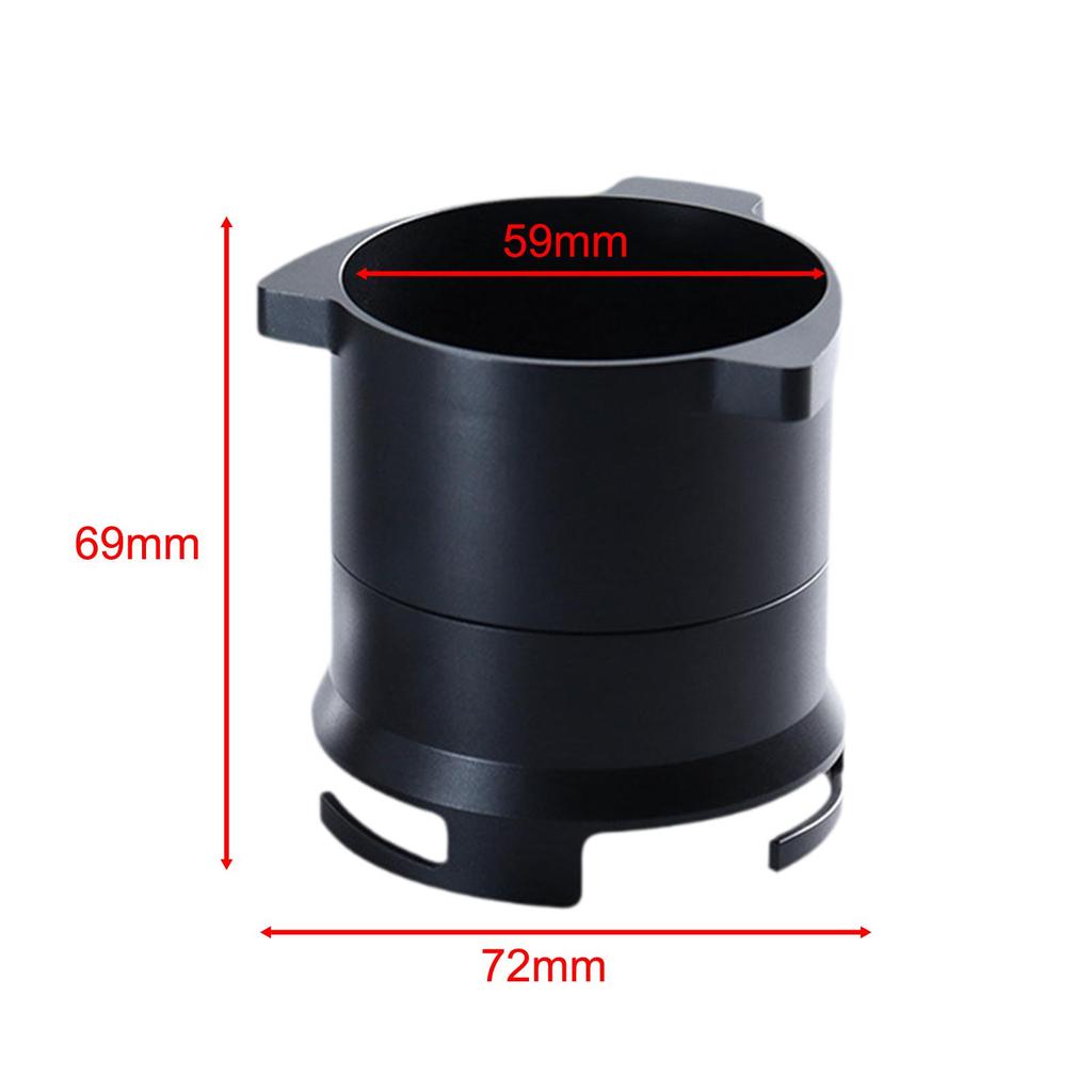 Pulverdosierer Kaffeepulververteiler Drehbarer Spender Drehbarer Kaffeepulverstreuer für Siebträger Bar Küche