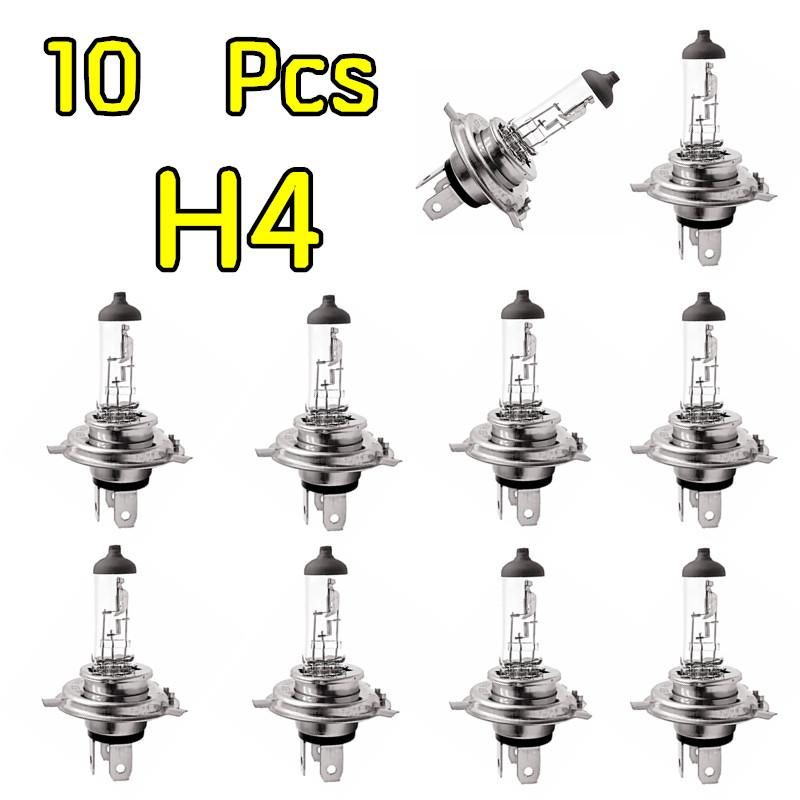 10Pcs H1 H4 H7 H11 9005 HB3 9006 HB4 Car Halogen Bulbs 12V55W Headlight Lamp H3 H8 Fog Lamps 9012 Clear Car Bulb Wholesale Bulbs 7