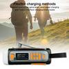 Portable DAB FM Radio Solar Hand Crank Radio with Flashlight Bluetooth Speaker Rechargeable Emergency Weather Survival Radio
